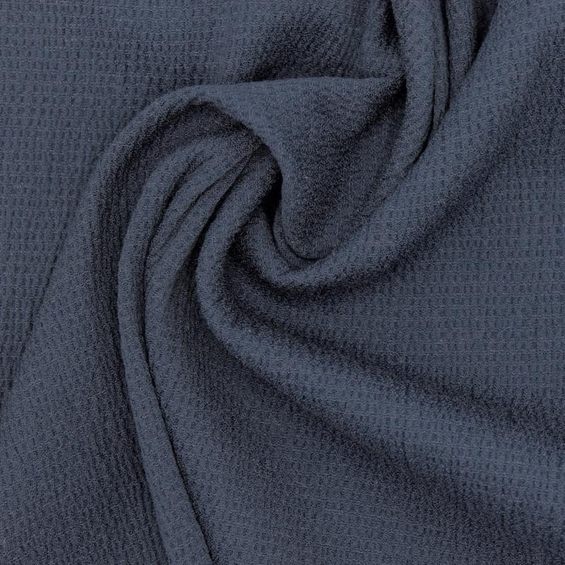 Tissu coton extensible - bleu