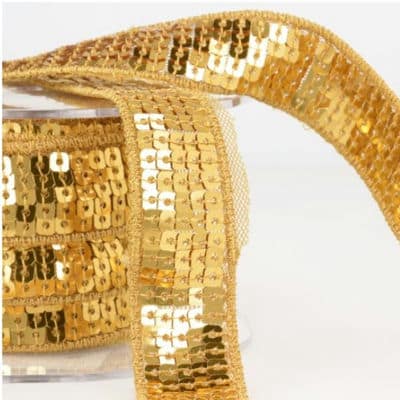 Braid trim with glitters - gold