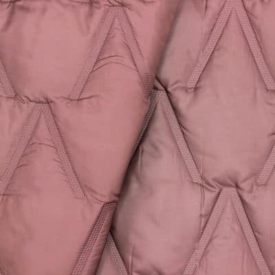 Quilted fabric with ultrasound seam - marsala 