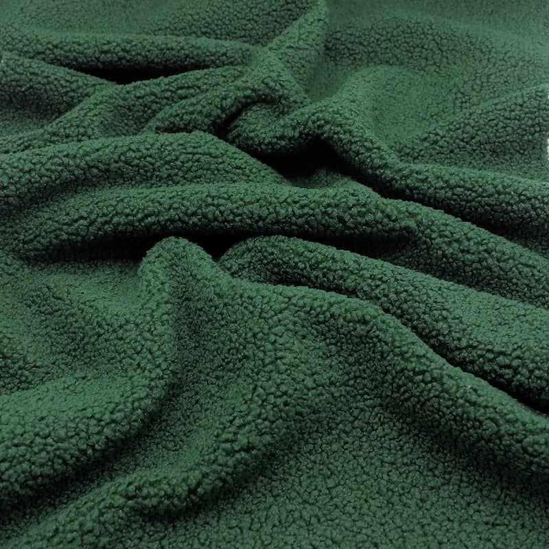 Fabric with loops - green