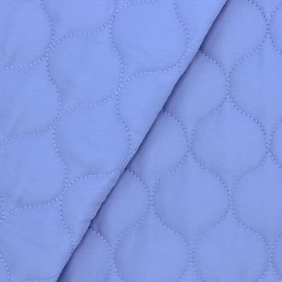 Quilted fabric - blue