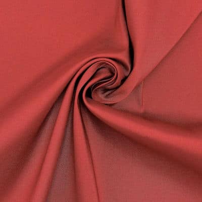 Extensible silk satin - burgondy red