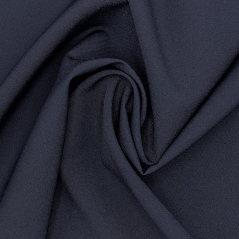 Plain extensible fabric - midnight blue 
