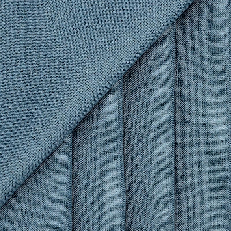 Double-sided 100% blackout fabric - blue