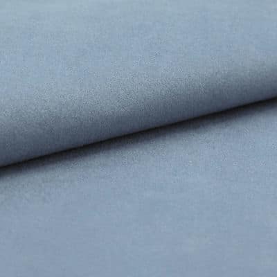Microfibre fabric imitating suede - blue