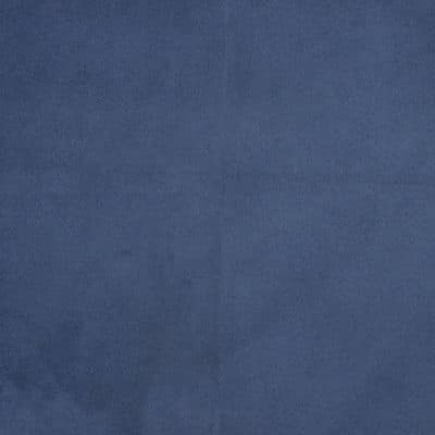 Fabric imitating suede - blue