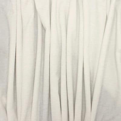 Tissu ameublement velours - blanc