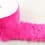 Acrylic faux fur ribbon 8 cm - neon pink