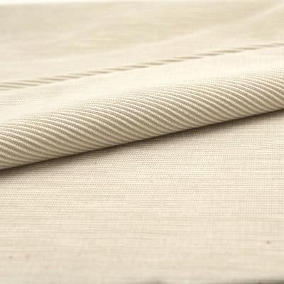 Fabric with needlecord aspect - beige