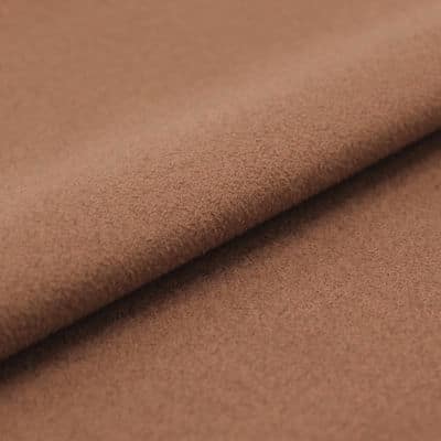 Microfibre fabric imitating suede - chocolate