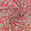 Cotton poplin fabric with Edelweiss - pink / aqua