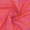 Cotton poplin fabric with Edelweiss - coral / purple