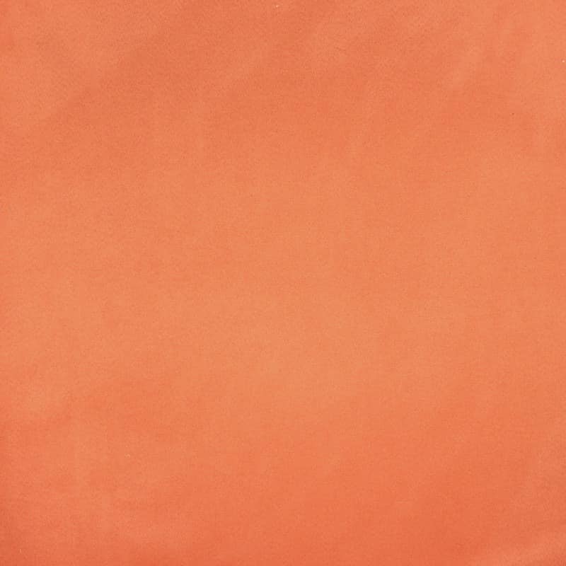 Microfibre fabric imitating suede - orange