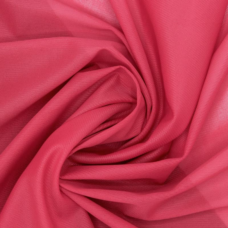 Knit lining fabric in polyester - red