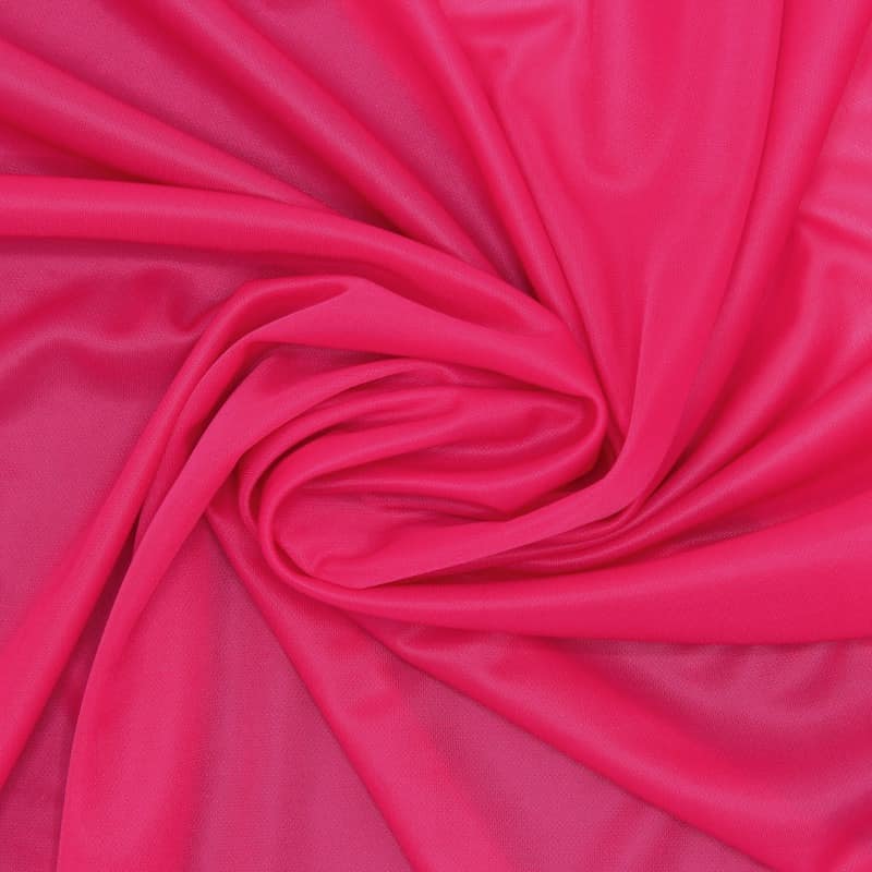 Knit lining fabric in polyester - fuchsia