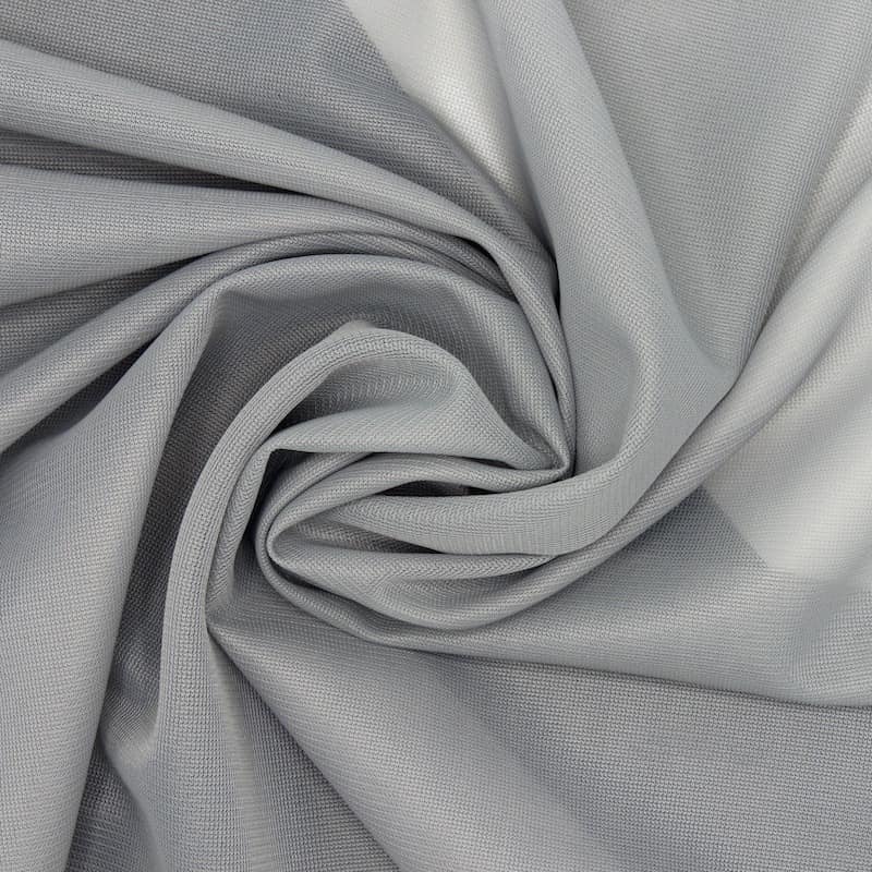 Knit lining fabric in polyester - grey 