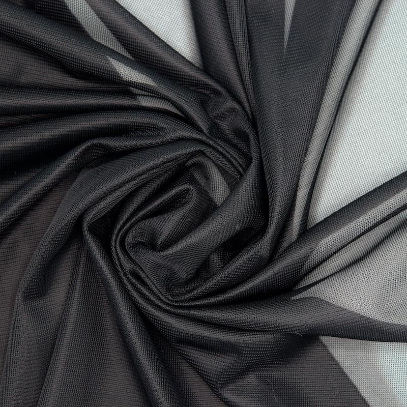 Doublure maille polyester - anthracite