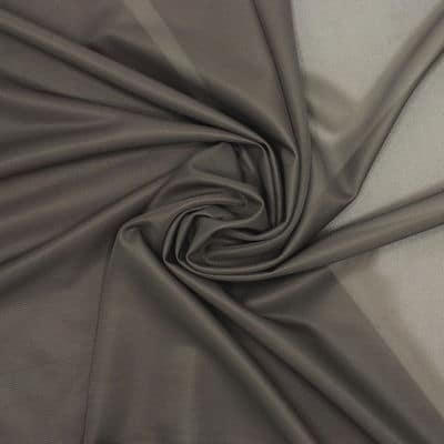 Doublure maille polyester - brun