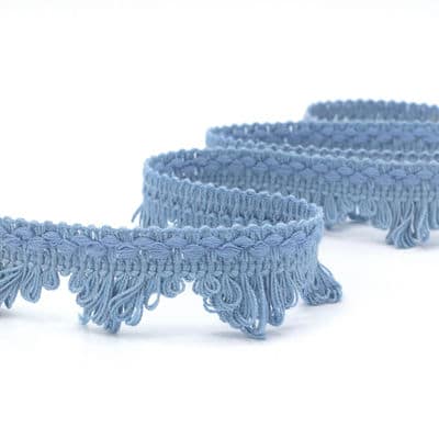 Cotton fringes - blue