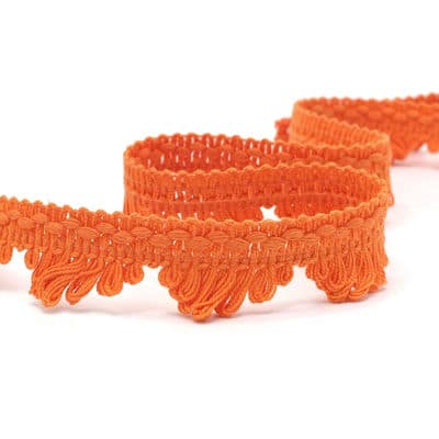 Cotton fringes - carrot orange 