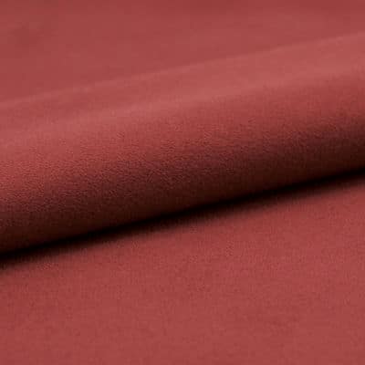 Microfibre fabric imitating suede - burgondy