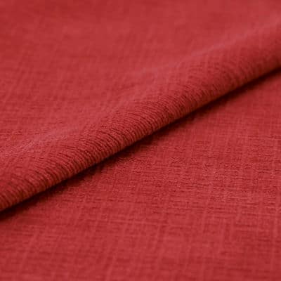 Upholstery fabric with velvet feel