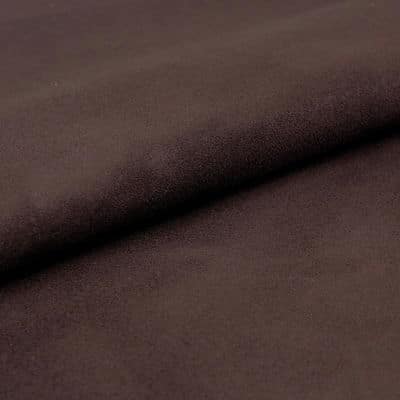 Microfibre fabric imitating suede - chestnut brown