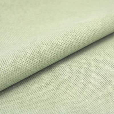 Upholstery fabric with velvet feel
