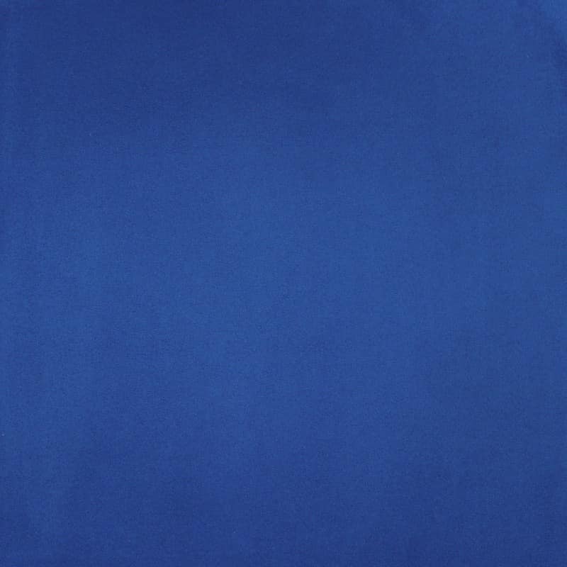 Tissu microfibre bleu Roy imitant le daim