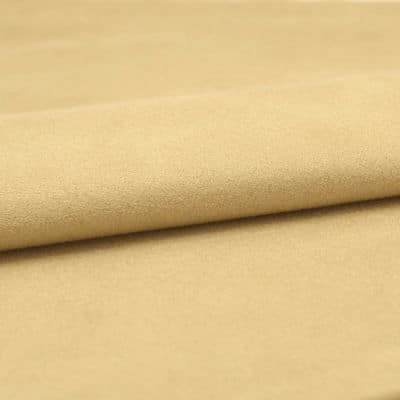Fabric imitating suede - beige