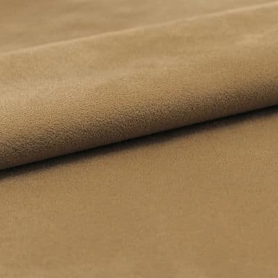 Microfibre fabric imitating suede - beige