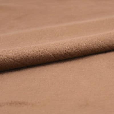 Upholstery fabric with suede feel