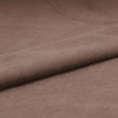 Upholstery fabric with velvety feel