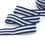 Striped ribbon - navy blue 