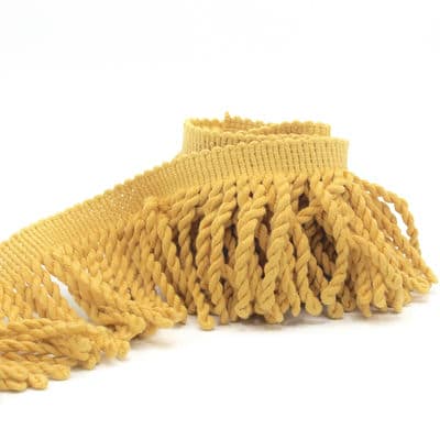 Cotton fringes - straw yellow