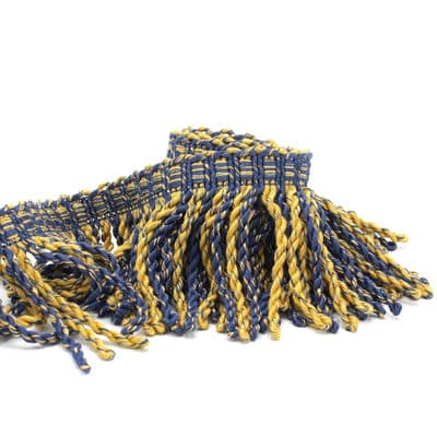 Viscose fringes - yellow and blue 