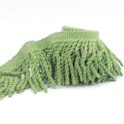 Cotton fringes - almond green
