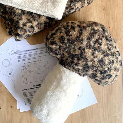 Patroon & tutorial - paddenstoelkussen