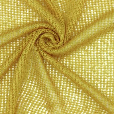 Knit fabric - mosterd yellow