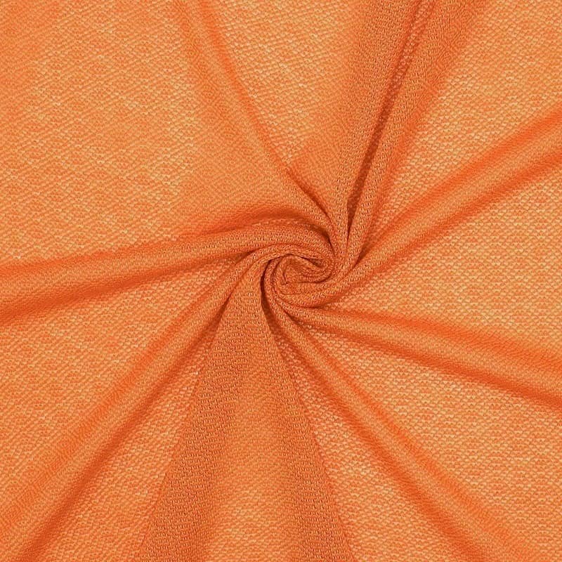Gebreide kledingstof - oranje