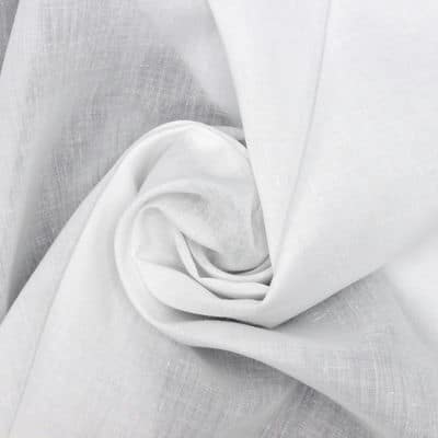 Veil in cotton and polyester - white 