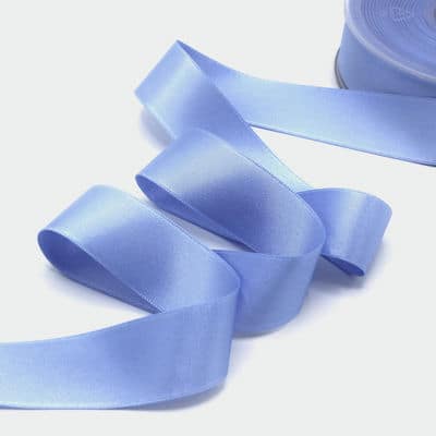 Satin ribbon - azure blue
