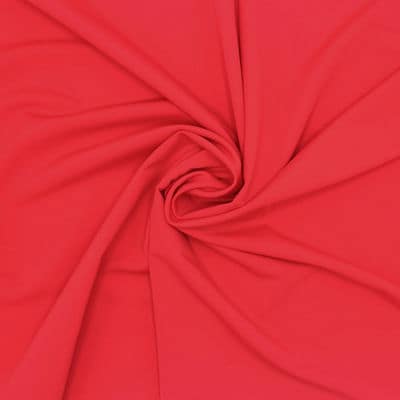 Tissu extensible type lycra - rouge