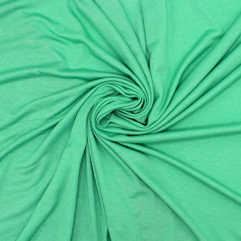 Viscose jersey fabric - green