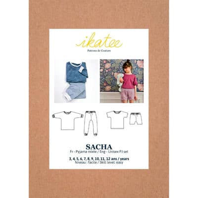 Pattern unisex pyjamas 3 to 12 years Sacha