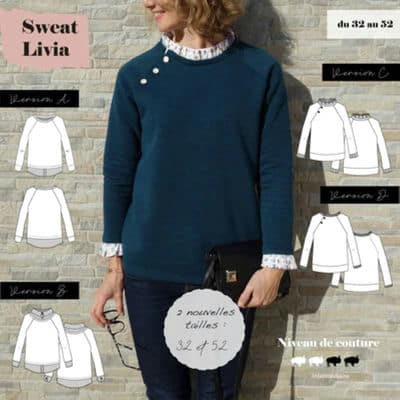 Pattern Sweater Livia 34-50