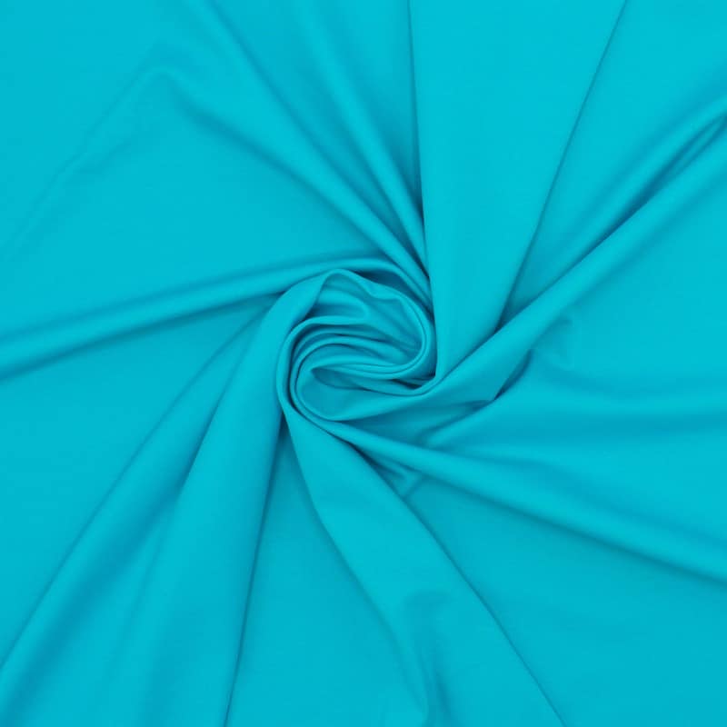 Tissu extensible type lycra - turquoise