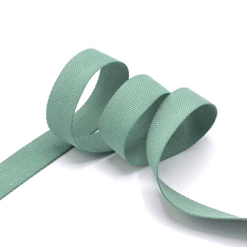 Polyester strap - sage green