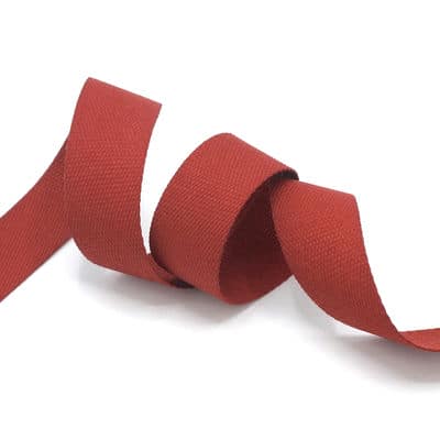 Polyester strap - burgondy
