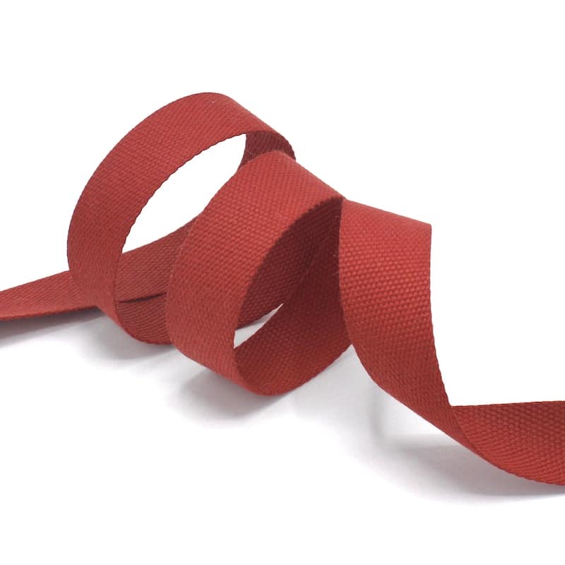 Polyester strap - burgondy